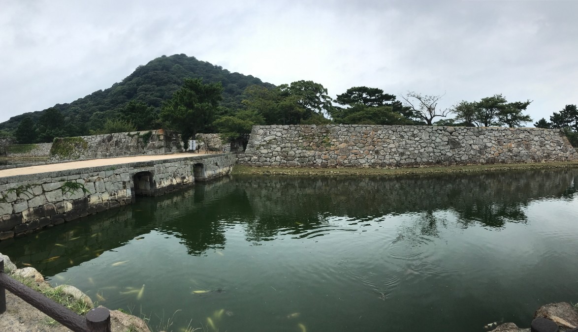 萩城　石垣