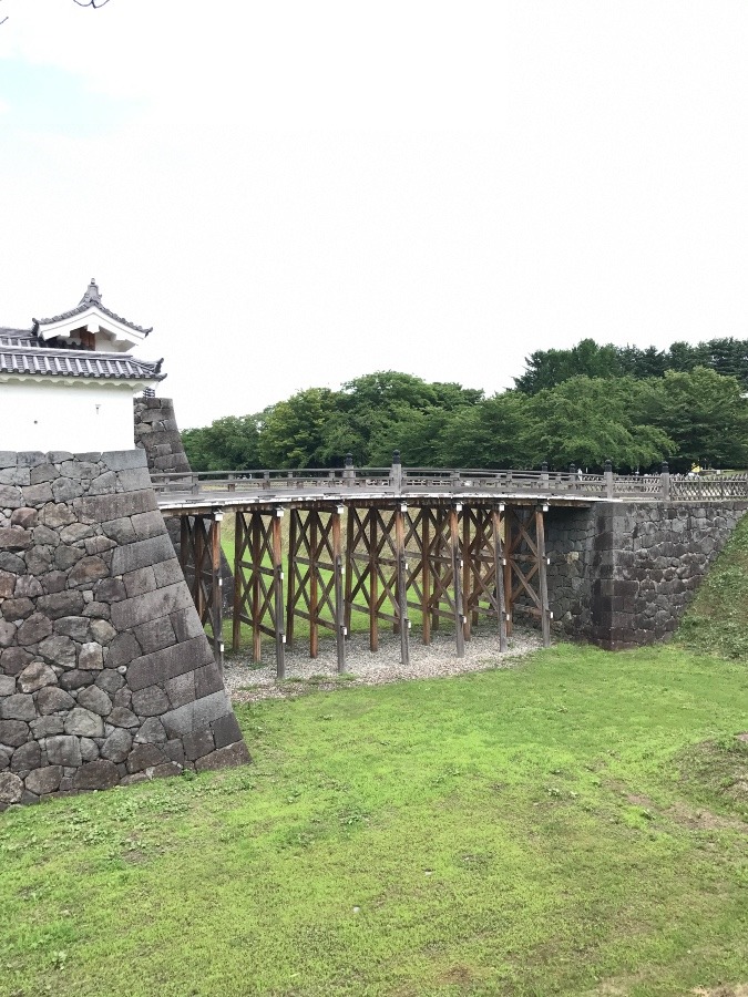 山形城 一文字門大手橋