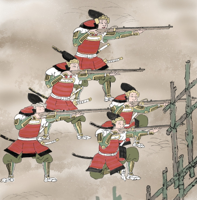 織田・徳川軍vs武田軍が激突した長篠・設楽原の戦いは、日本史上、初めて鉄砲が大量投入された革新的な合戦だった