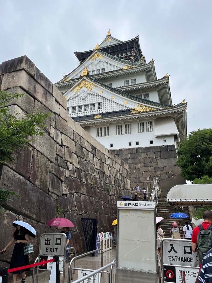大迫力の大阪城