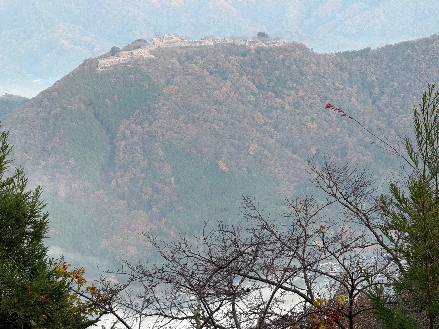 竹田城見える展望台より