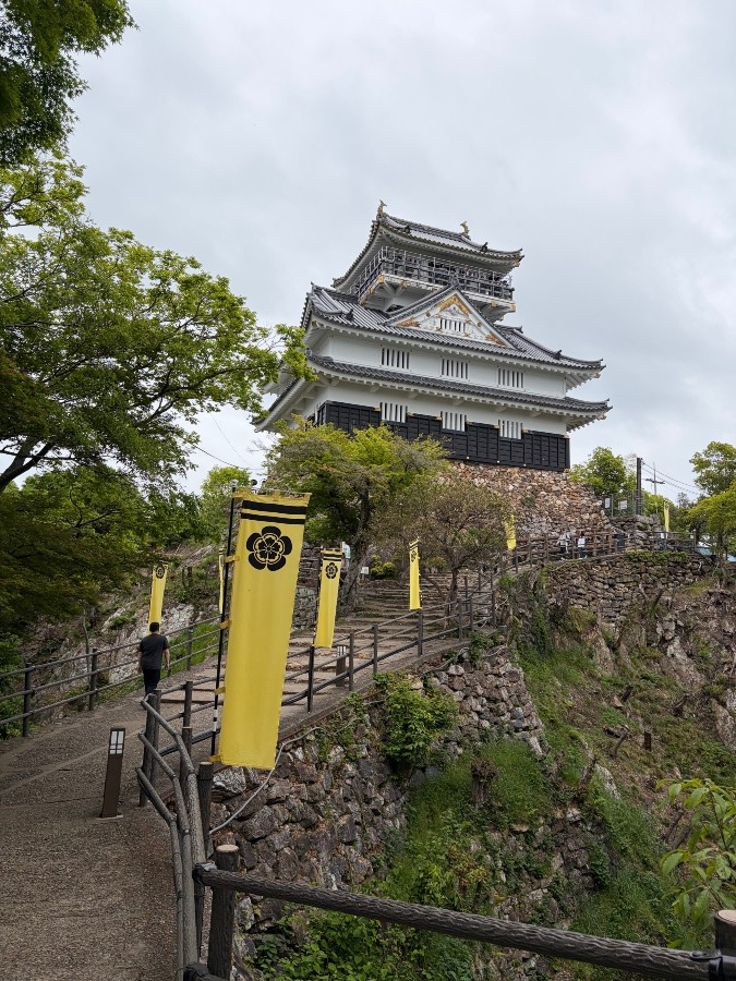 断崖絶壁の岐阜城